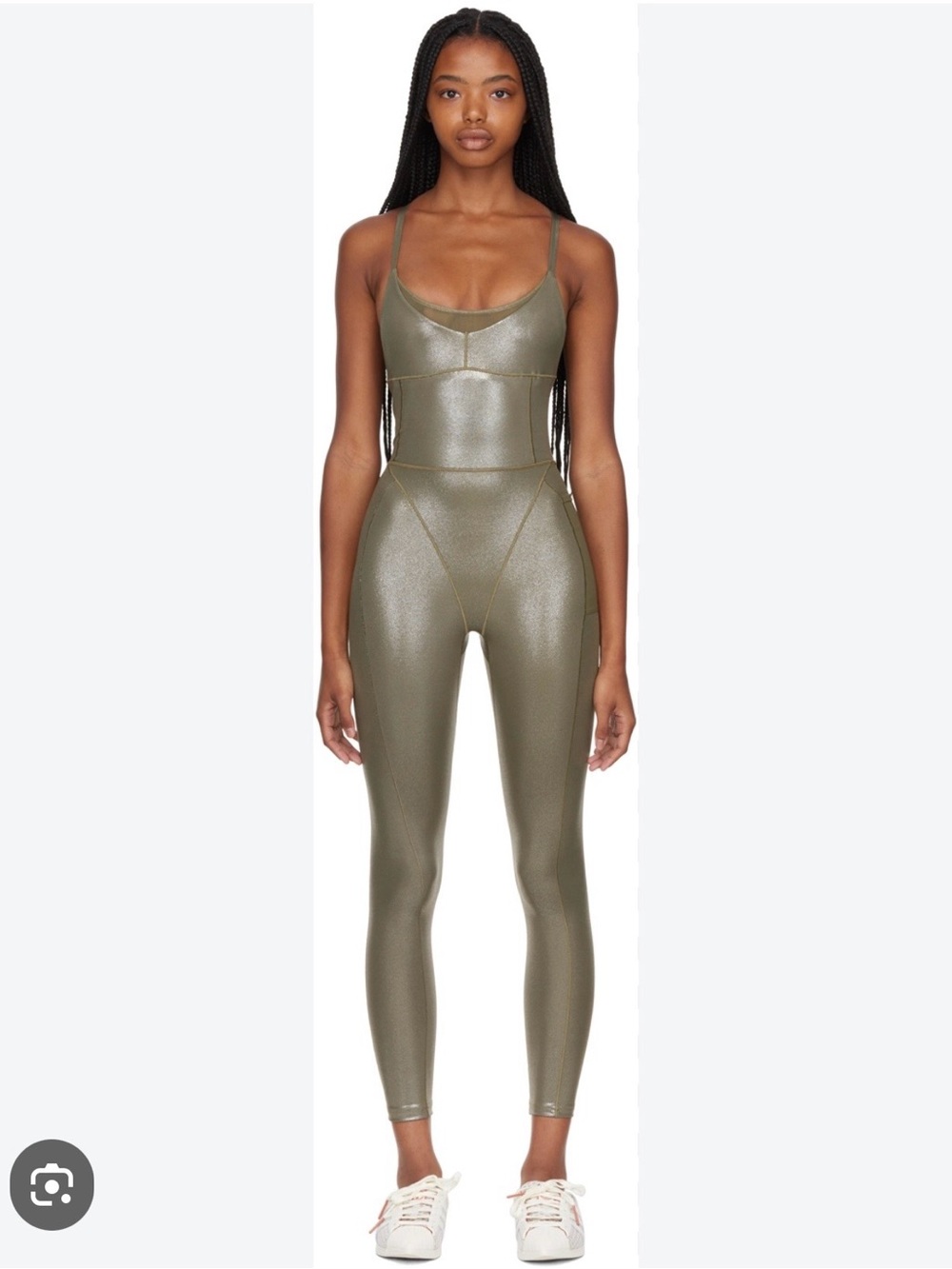 ADIDAS X Ivy Park Green Catsuit